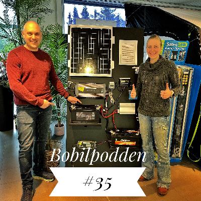 Bobilpodden #35 Lithium, Solcelle, Inverter mye strømrelatert informasjon med Lars.
