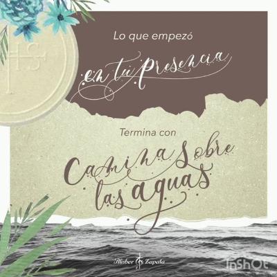 Alisber Zapata presenta su nueva cancion "Camina sobre las Aguas"