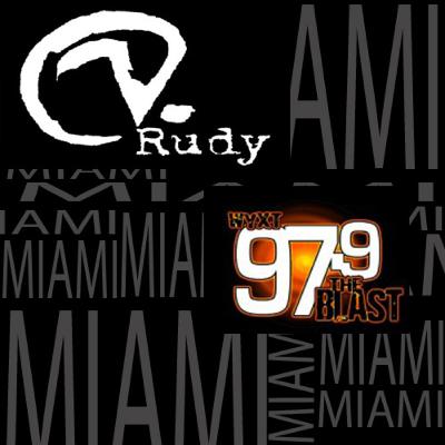 Rudy V. 97.9FM "The Blast" Miami - MEZTTISO RECORDS