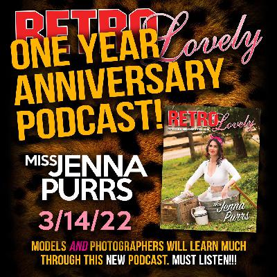Miss Jenna Purrs 1 YEAR ANNIVERSARY check in.