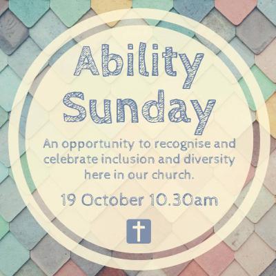 19th October 2025 - Ability Sunday 19th October 2025 - Ability Sunday