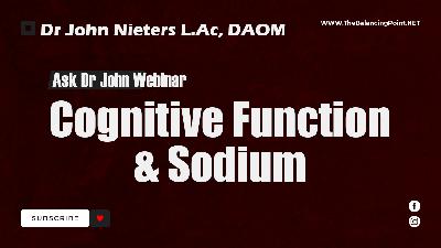 Q&A 6/15/23 Cognitive Function & Sodium Q&A 6/15/23 Cognitive Function & Sodium