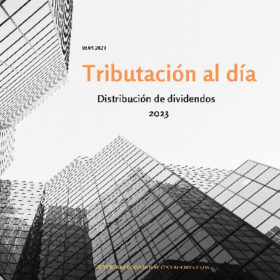 Distribución de dividendos