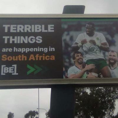 Betereinders-advertensieborde: Ons kies hoop, nie verdeeldheid nie