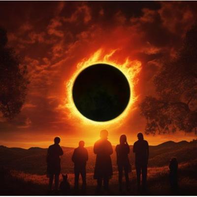 So you know the solar eclipse is tomorrow