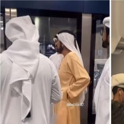 Dubai King भी अब आम आदमी?🔥 Ruler Spotted in Crowded Tram | देखिए पूरा वीडियो!