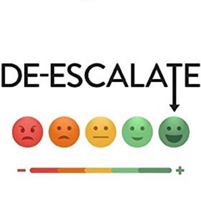 We need to de escalate