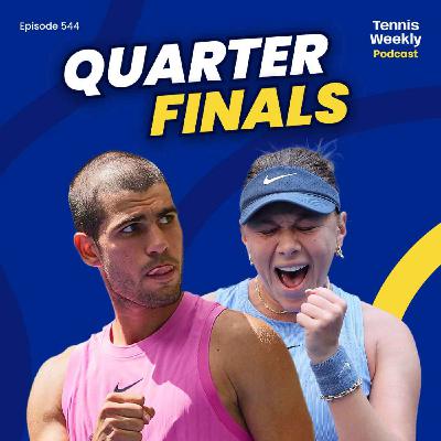 US Open QFs - Anisimova's Wimbledon revenge, Djokovic makes history, Alcaraz cruises