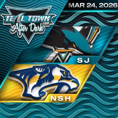 San Jose Sharks @ Nashville Predators - 3/24/2026 - Teal Town USA After Dark (Postgame) San Jose Sharks @ Nashville Predators - 3/24/2026 - Teal Town USA After Dark (Postgame)