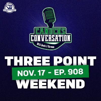 Nov. 17: Canucks will their way to 3 of 4 points ft. Newest CA writer... (ep. 908) Nov. 17: Canucks will their way to 3 of 4 points ft. Newest CA writer... (ep. 908)