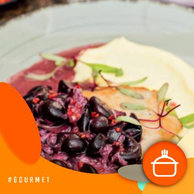 Alvorada Gourmet - Carne de porco com molho de jabuticaba e purê de mandioquinha