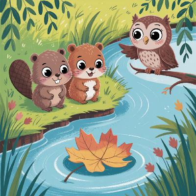 Drevená loďka a tajomstvo vztlaku: Ako veverička a bobor objavili vedu Drevená loďka a tajomstvo vztlaku: Ako veverička a bobor objavili vedu