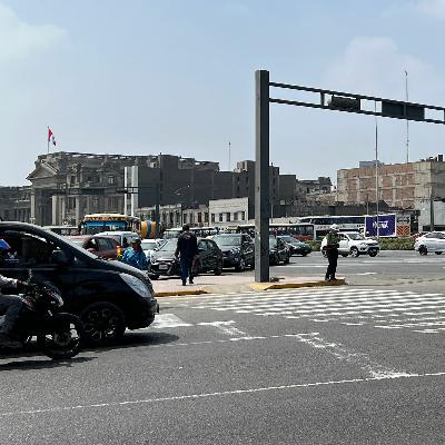Traffic At Plaza Miguel Grau (August 20th 2023, Lima, Perú)