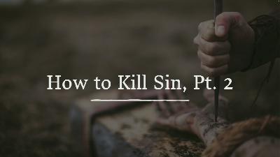 How to Kill Sin, Pt. 2
