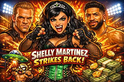 Shelly Martinez Strikes Back !  | Only on The “Howard Stern of Pro Wrestling” – Monte & The Pharaoh