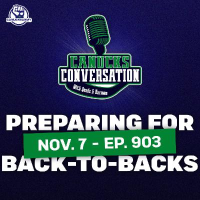 Nov. 7: Canucks prepare for back to backs with Demko questionable ft. Irfaan Gaffar (ep. 903) Nov. 7: Canucks prepare for back to backs with Demko questionable ft. Irfaan Gaffar (ep. 903)