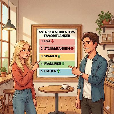 De populäraste länderna för utlandsstudier