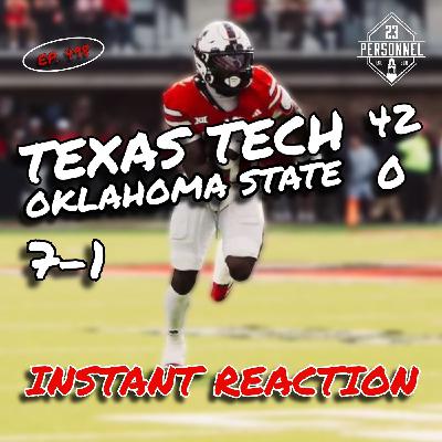 Texas Tech 42 - Oklahoma State 0  |  Instant Reaction