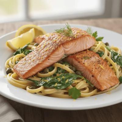 Tagliatelle con salmón. Pastas Capitulo 7