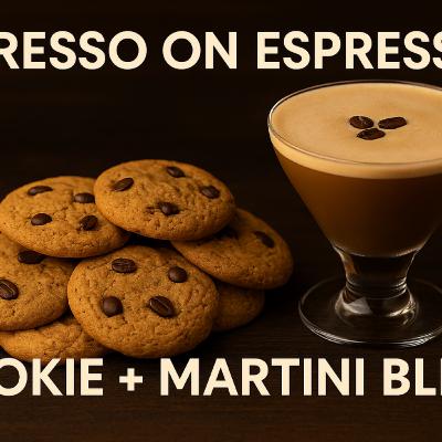 Espresso Martini & Chewy Chocolate Chip Cookies | The Perfect Pick-Me-Up! ☕🍪🍸
