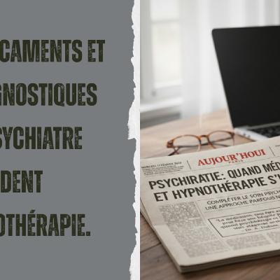 HnO Hypnosophie #1253 : Les médicaments et les diagnostiques des psychiatre aident l'hypnothérapie. HnO Hypnosophie #1253 : Les médicaments et les diagnostiques des psychiatre aident l'hypnothérapie.