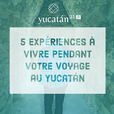 5 expériences à vivre pendant votre voyage au Yucatan, Mexique