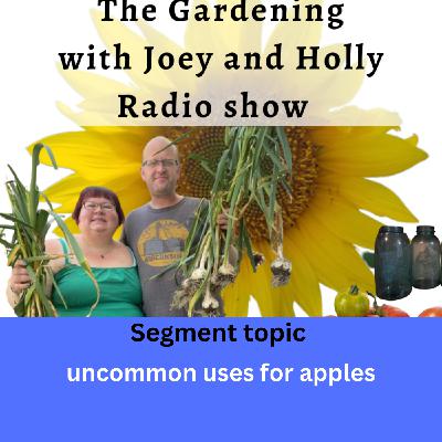 Episode 1475: seg 1 of S9E30 uncommon uses for apples - The Gardening with Joey and Holly Radio Show