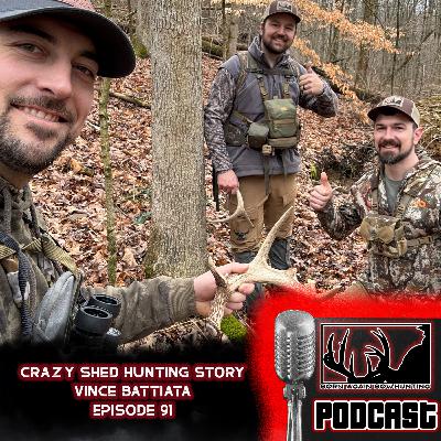 Crazy Half Rack Shed Hunting Story | UV Slider Sight First Thoughts | Mishigan Guest Vince Battiata Chasing Public | Episode 91