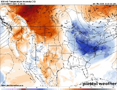 Warmer air for the weekend with some rain chances ahead