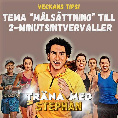 Veckans Tips: Tema “Målsättning” till 2-minutsintvervaller