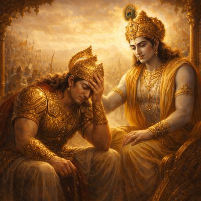 Bhagavad Gita - Adhyay 01 - verse 26 to Adhyay 02 - verse 01 Bhagavad Gita - Adhyay 01 - verse 26 to Adhyay 02 - verse 01