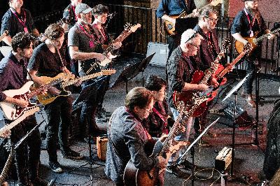 Shellie Morris sings for our little ones and Tim Brady composes for 100 electric guitars