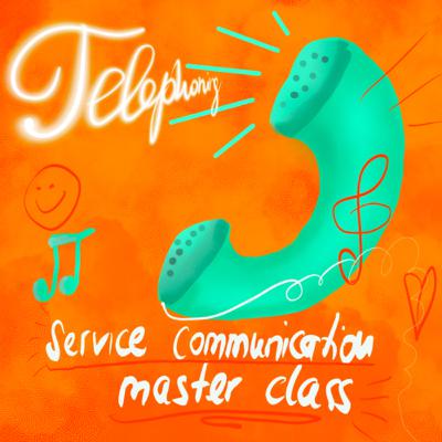 Service communication via telephoning