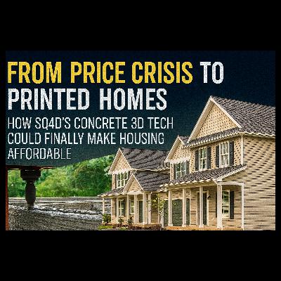 “From Price Crisis to Printed Homes: How SQ4D’s Concrete 3D Tech Could Finally Make Housing Affordable”
