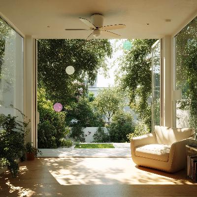 Ventilateur de Plafond dans le Jardin d'Été avec Oiseaux | Ambiance Sonore d'Été