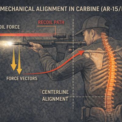 🎯 Biomechanics of AR-15/M4 Carbine Alignment for Defensive Accuracy