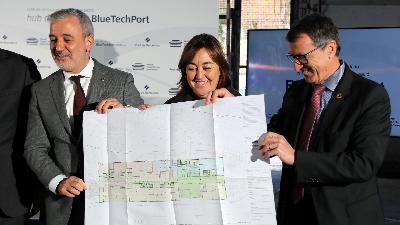Primera pedra del BlueTechPort: 60 milions per impulsar la innovació blava al Port de Barcelona Primera pedra del BlueTechPort: 60 milions per impulsar la innovació blava al Port de Barcelona