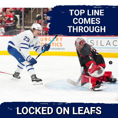 Leafs' top line dominates Hurricanes but face concern over Joseph Woll's injury Leafs' top line dominates Hurricanes but face concern over Joseph Woll's injury
