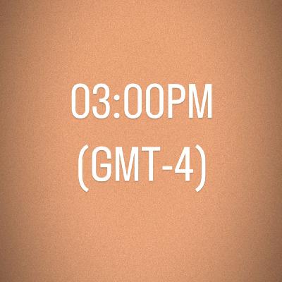Hora - 3.00PM (GMT-4)