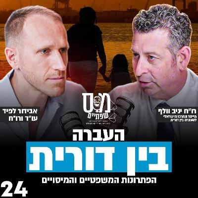 העברה בין דורית - הפתרונות המיסויים והמשפטיים - פרק 24
