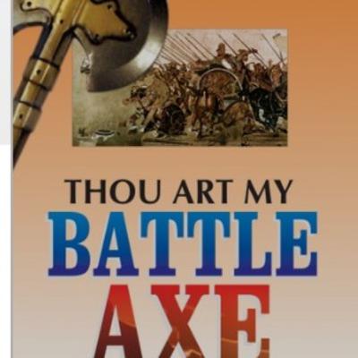 Battle axe yet sent as a gentle lamb Battle axe yet sent as a gentle lamb