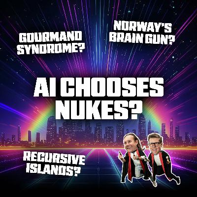 When AI Chooses Nukes, Norway's Brain Gun, and the Syndrome That Makes You a Foodie