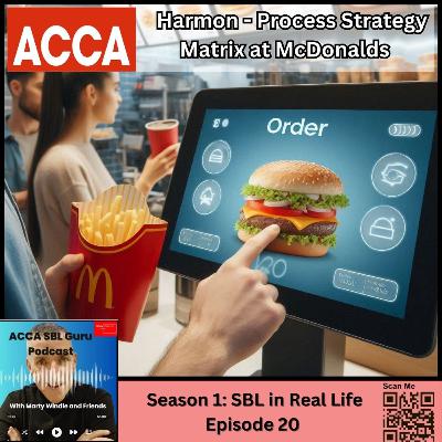 SBL in Real Life - Harmon's Process Strategy Matrix at McDonalds