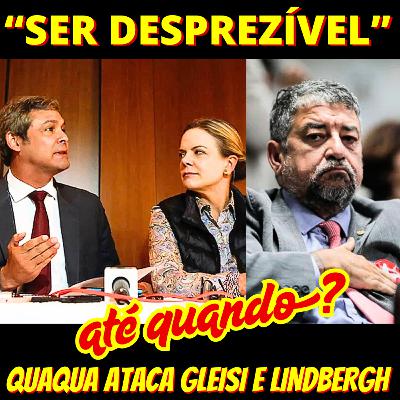 TRETA - Lindbergh rebate dirigente do PT que reclamou de Gleisi: “Desprezível”