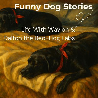 Funny Dog Stories: Life With Waylon & Dalton the Bed-Hog Labs