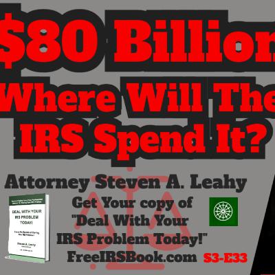 $80 Billion - Where Will The IRS Spend It? - The Inflation Reduction Act was passed in August 2022. The Act provided $80 Billion over 10 years. The vast majority of those funds are directed to enfor $80 Billion - Where Will The IRS Spend It? - The Inflation Reduction Act was passed in August 2022. The Act provided $80 Billion over 10 years. The vast majority of those funds are directed to enfor