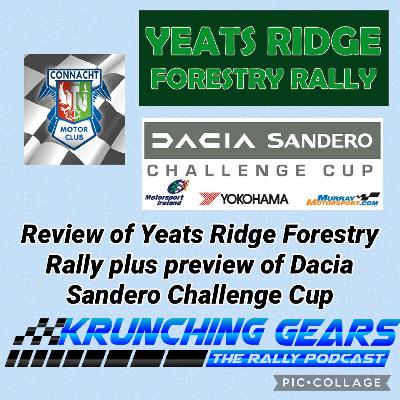Yeats Ridge Forestry review plus a preview of the Dacia Sandero Challenge Cup