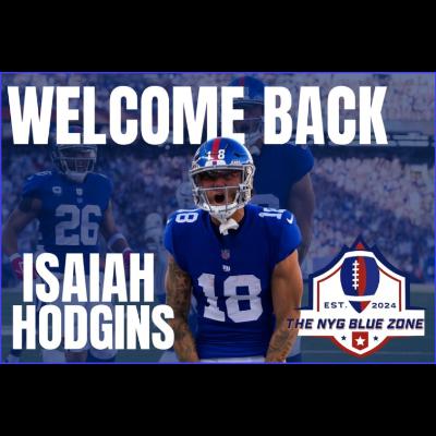 Welcome Back Isaiah Hodgins!!! Welcome Back Isaiah Hodgins!!!