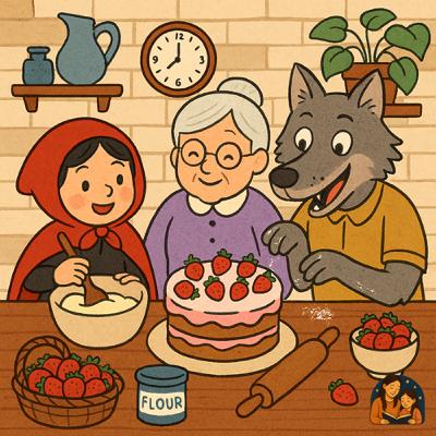 EP16 改編童話 - 小紅帽和愛吃甜點的大野狼 🐺🍰 EP16 改編童話 - 小紅帽和愛吃甜點的大野狼 🐺🍰