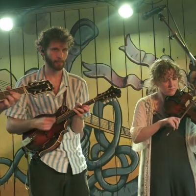 Luke and Madison Morris of the band Shadowgrass Luke and Madison Morris of the band Shadowgrass